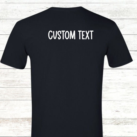 Swim Grandpa - White Text - Adult Crewneck Tee
