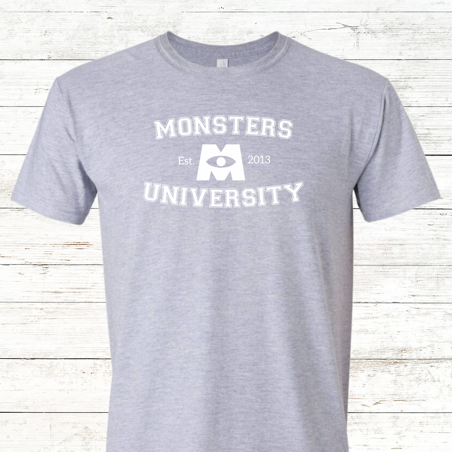 Monsters University - College Tee - Adult Crewneck Tee