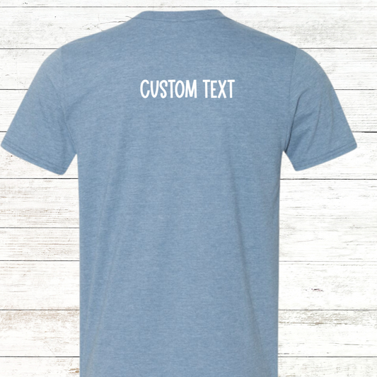 Class Dismissed - I Love You All - Optional Personalization on Back Adult Crewneck Tee