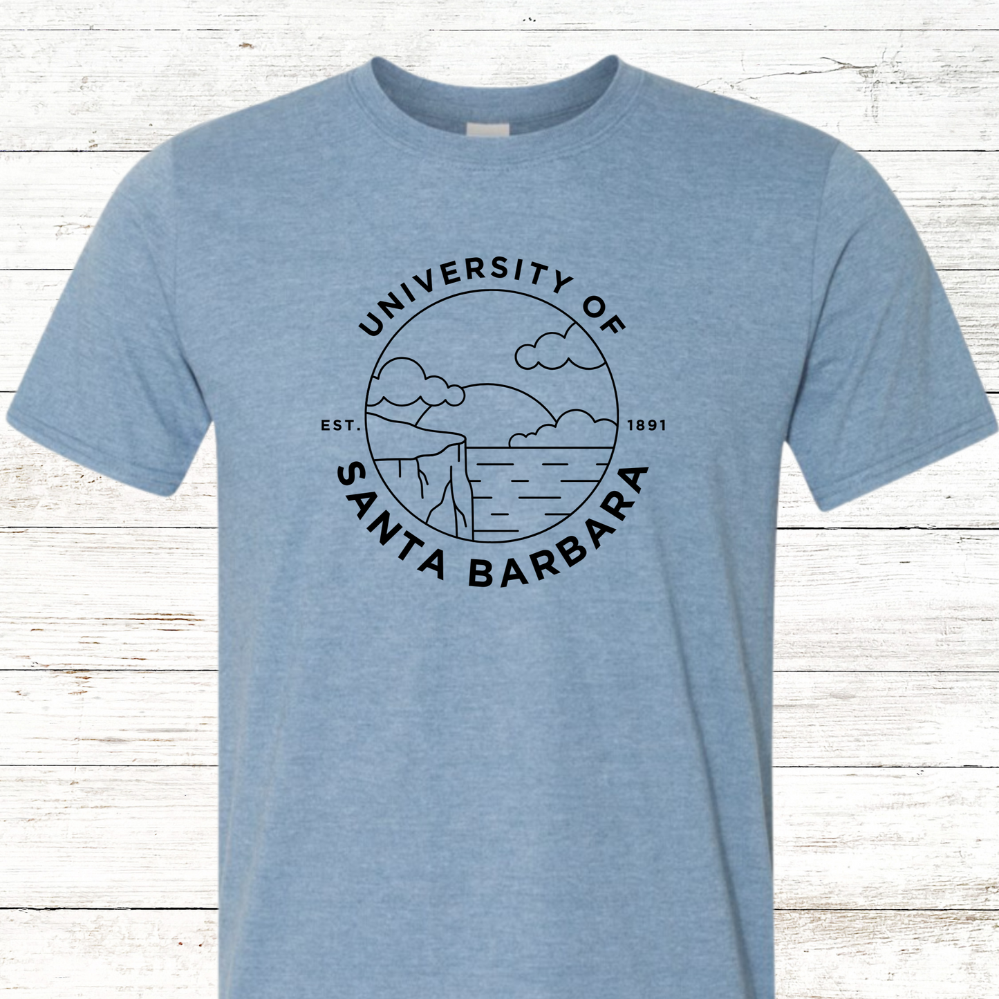 University of Santa Barbara Teacher College Tee - Adult Crewneck Spirit Day Tee