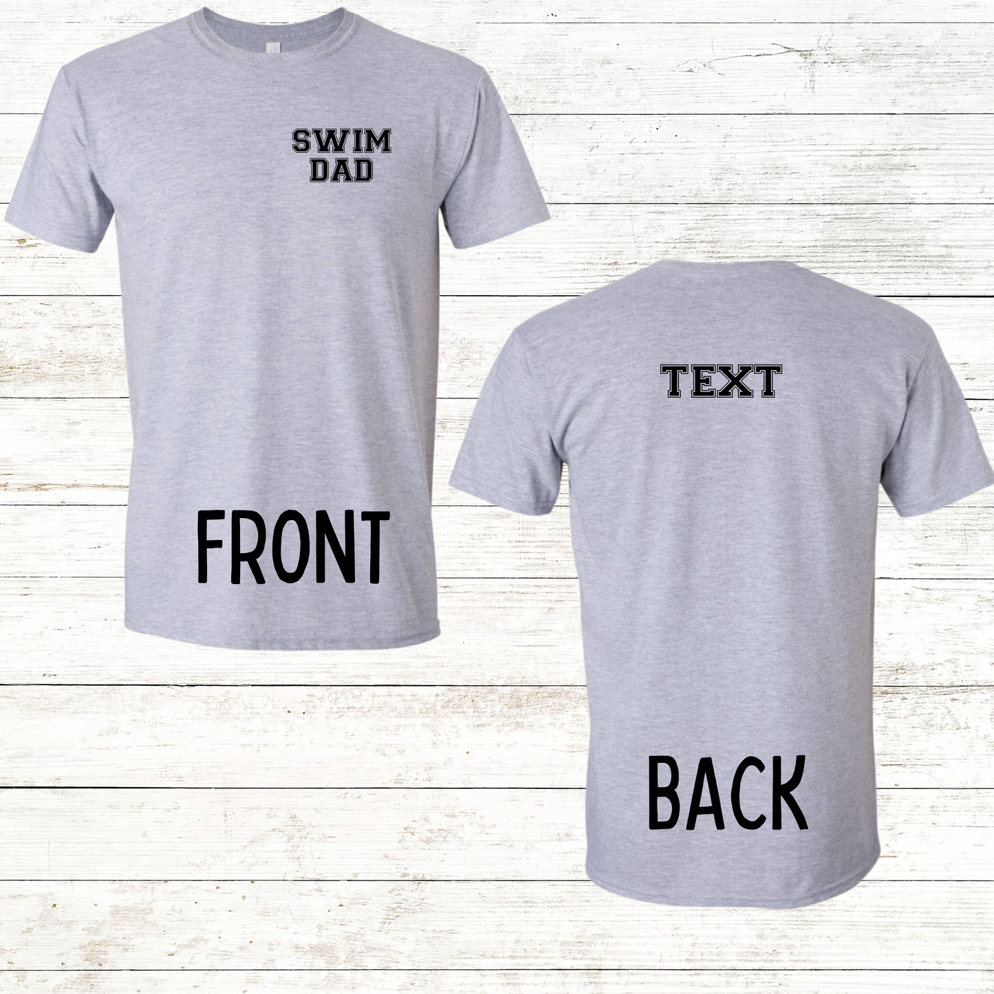 Swim Dad - Pocket Logo Tee