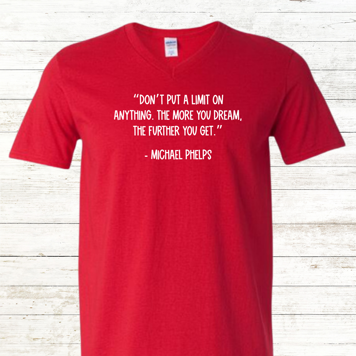 Clearance: Michael Phelps Inspiration Quote Tee Adult (M)