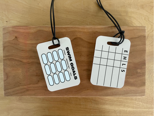 Durable and reusable swim meet heat tag with customizable event, heat, and lane tracking for swimmers and parents.
Waterproof and wipeable swim heat card designed to help swimmers and families stay organized during meets.
Custom swim meet event tracker tag that easily clips onto a bag or lanyard for quick and stress-free access.