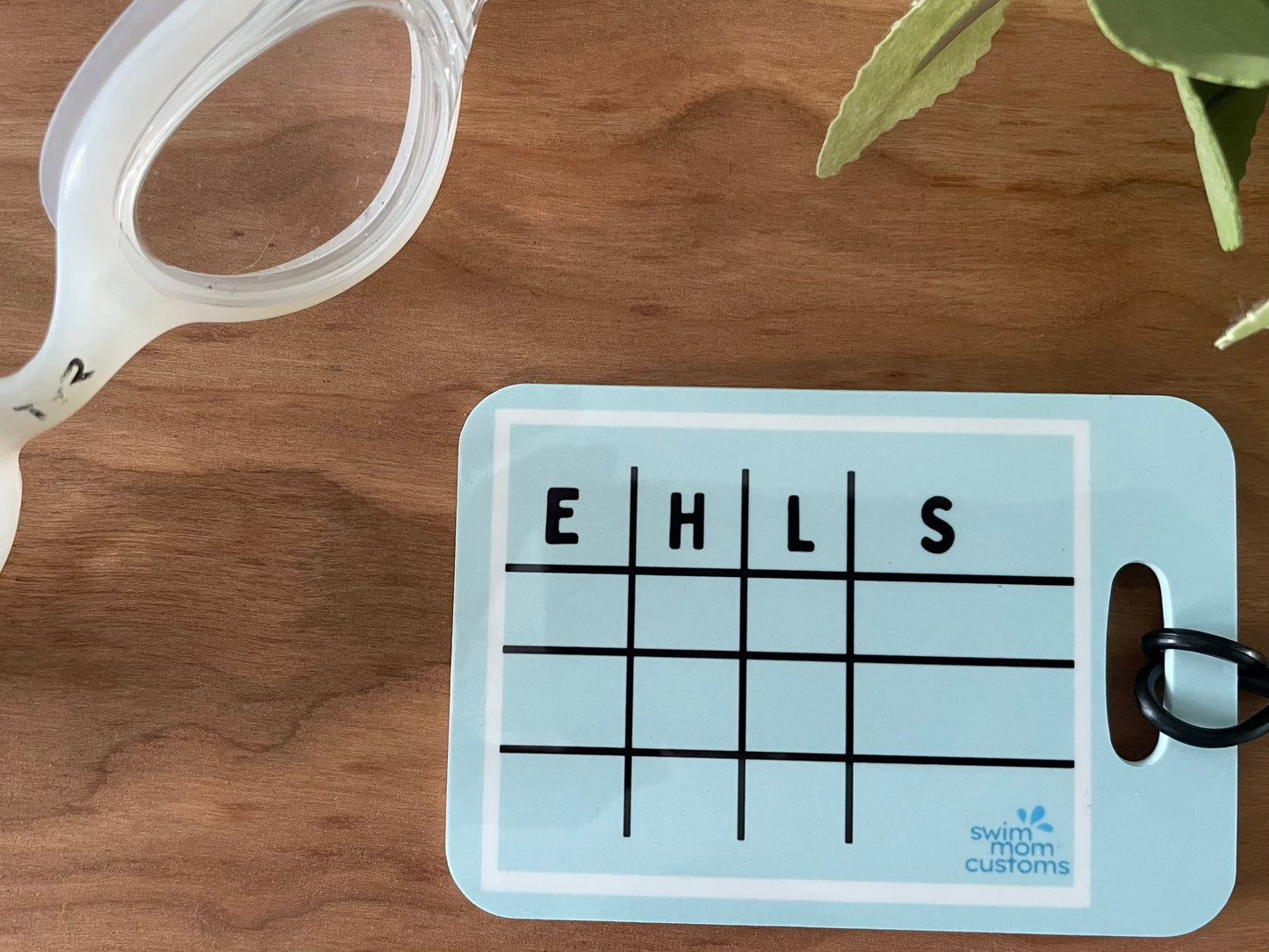 Reusable swim meet heat tags: Don't Fear the Competition