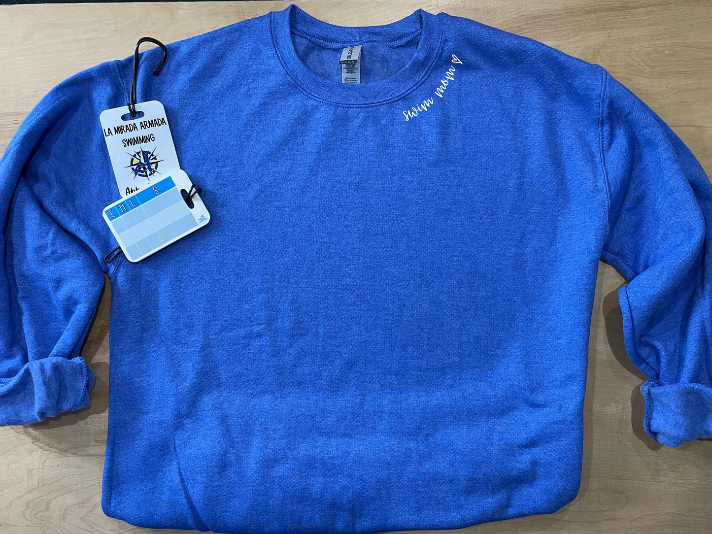 Swim Mom Collar Sweatshirt