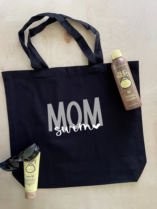 Swim Mom Tote Bag