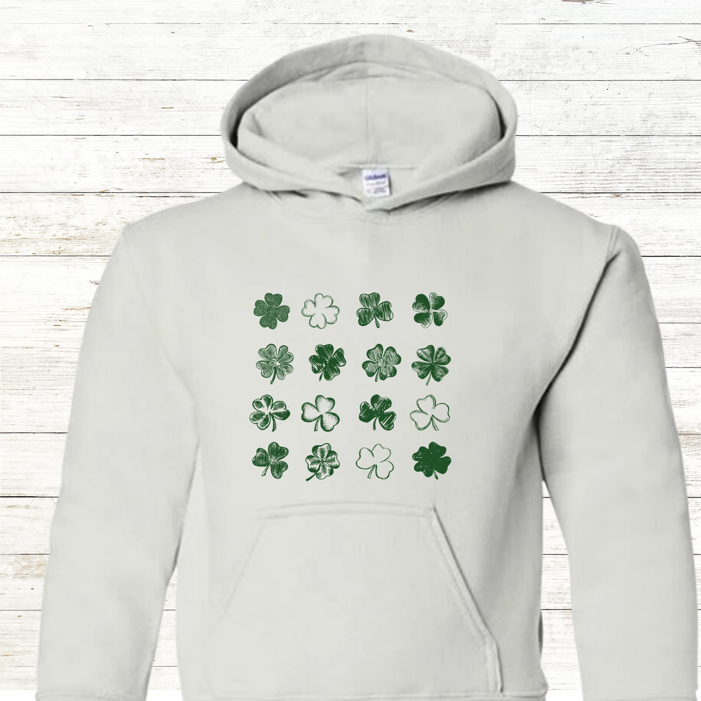 Green Shamrocks & Four-Leaf Clovers -  St. Patrick's Day
