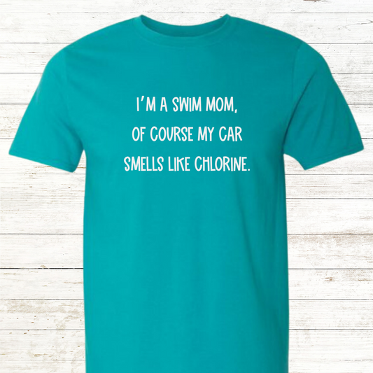 I'm a Swim Mom, of course my car smells like chlorine