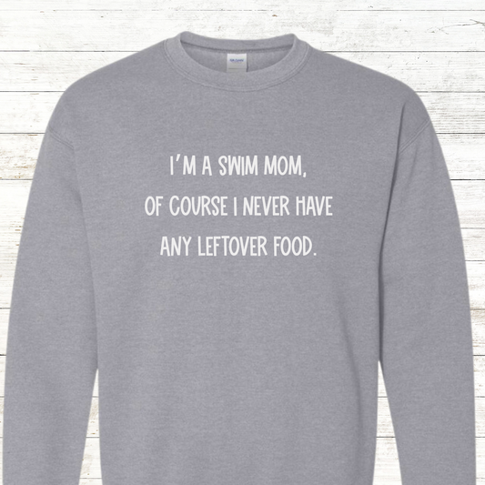 I’m a swim mom,  of course I never have any leftover food.
