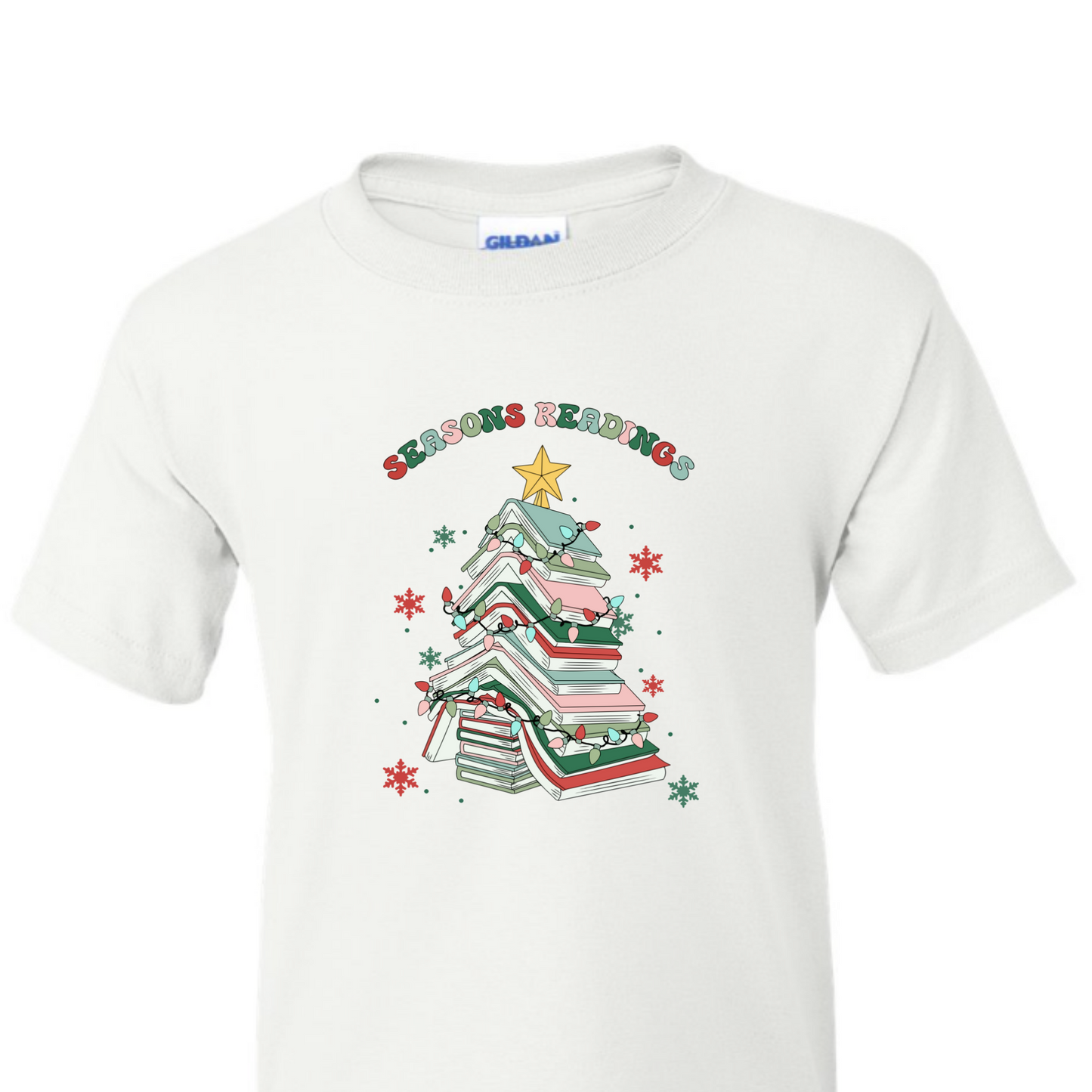 Seasons Reading -  Christmas Teacher / Adult Sweatshirt - Back Personalization Option