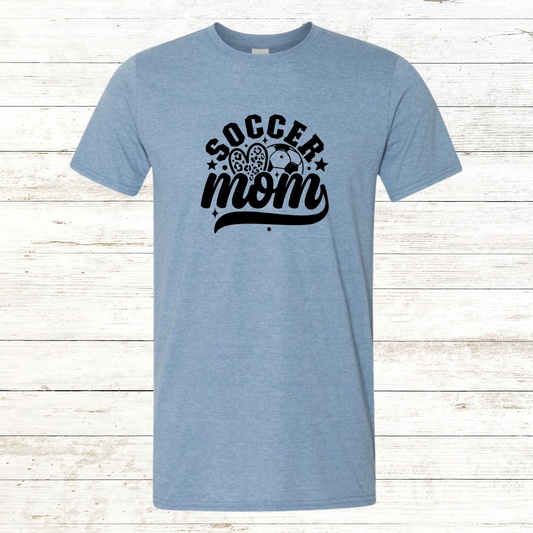 Soccer Mom shirt with Back Personalization Option