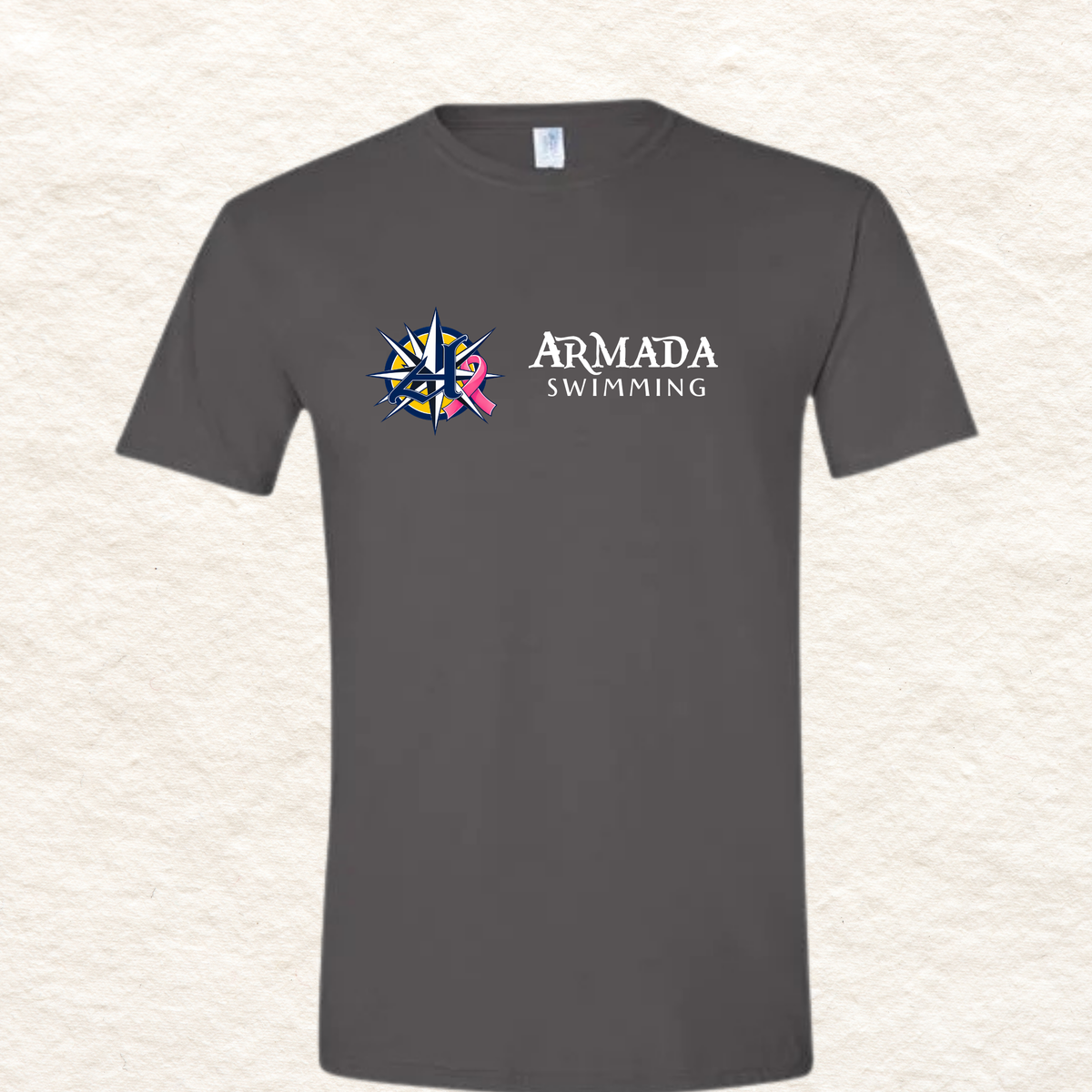 Armada Classic Logo + Pink Ribbon Tee