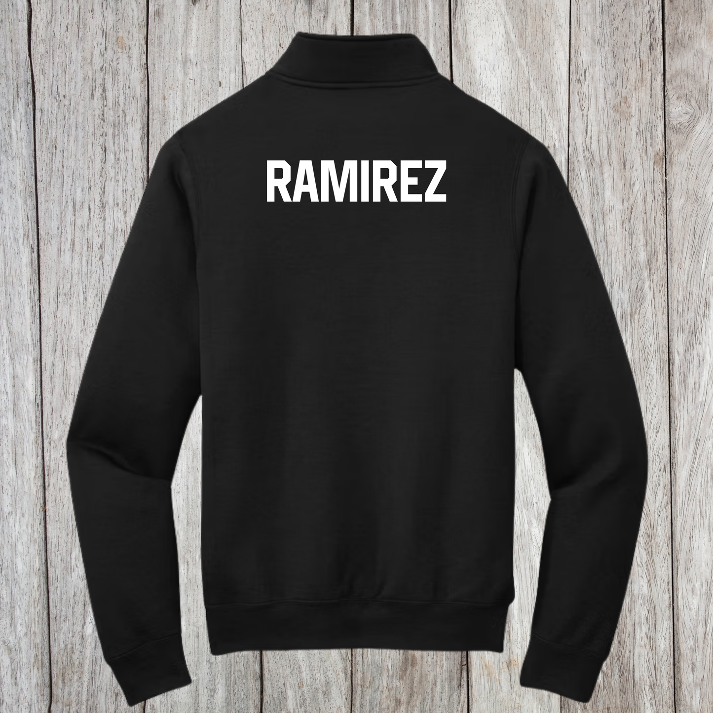 Swim Mom Dad Club Quarter Zip Pullover | Personalized Last Name Custom Apparel