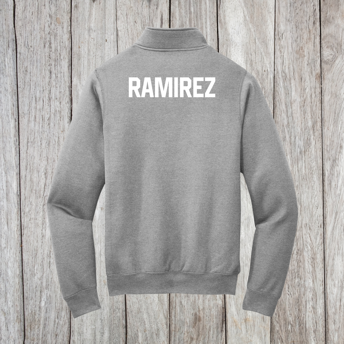Swim Mom Dad Club Quarter Zip Pullover | Personalized Last Name Custom Apparel