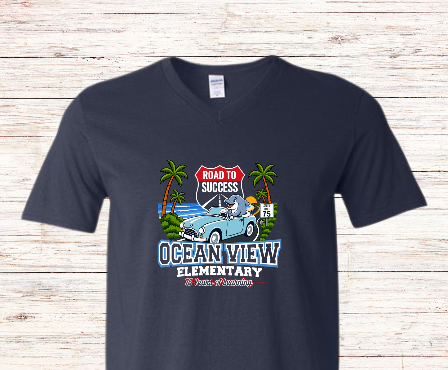 Ocean View V-Neck Tee 2026-27