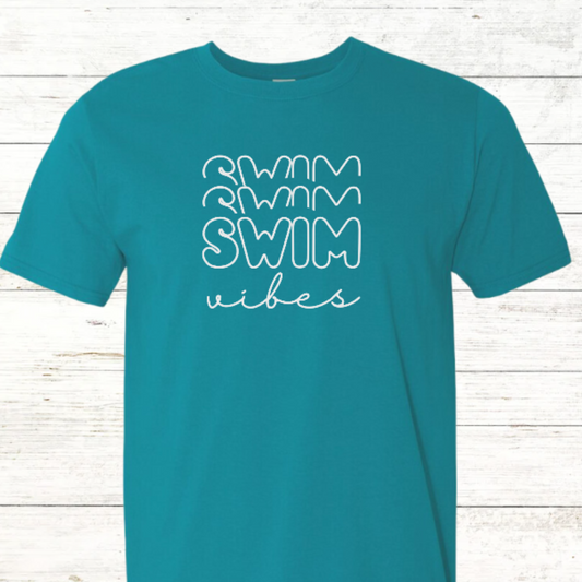 Swim Vibes-  Adult Crewneck Tee