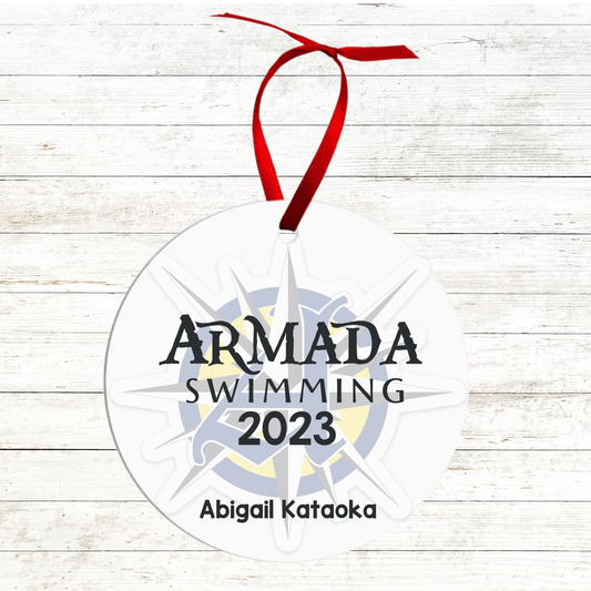 Swim Team Christmas Ornament - Armada