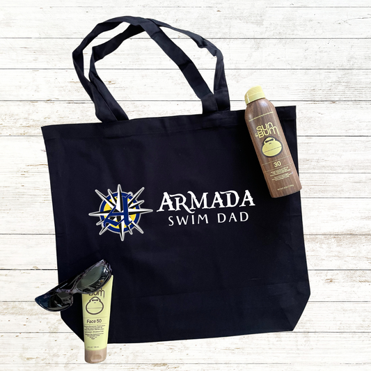 Armada Swimming Tote Bag