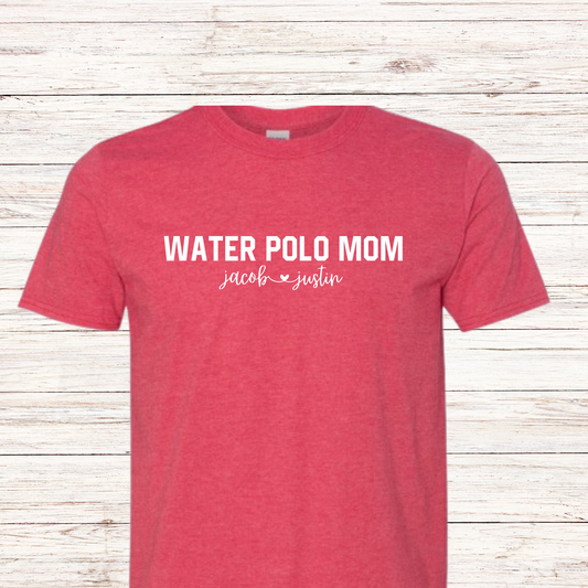 Water Polo Mom - Personalized with child names