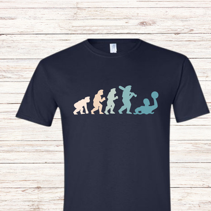 Evolution of Water Polo Shirt - Water Polo History Tee