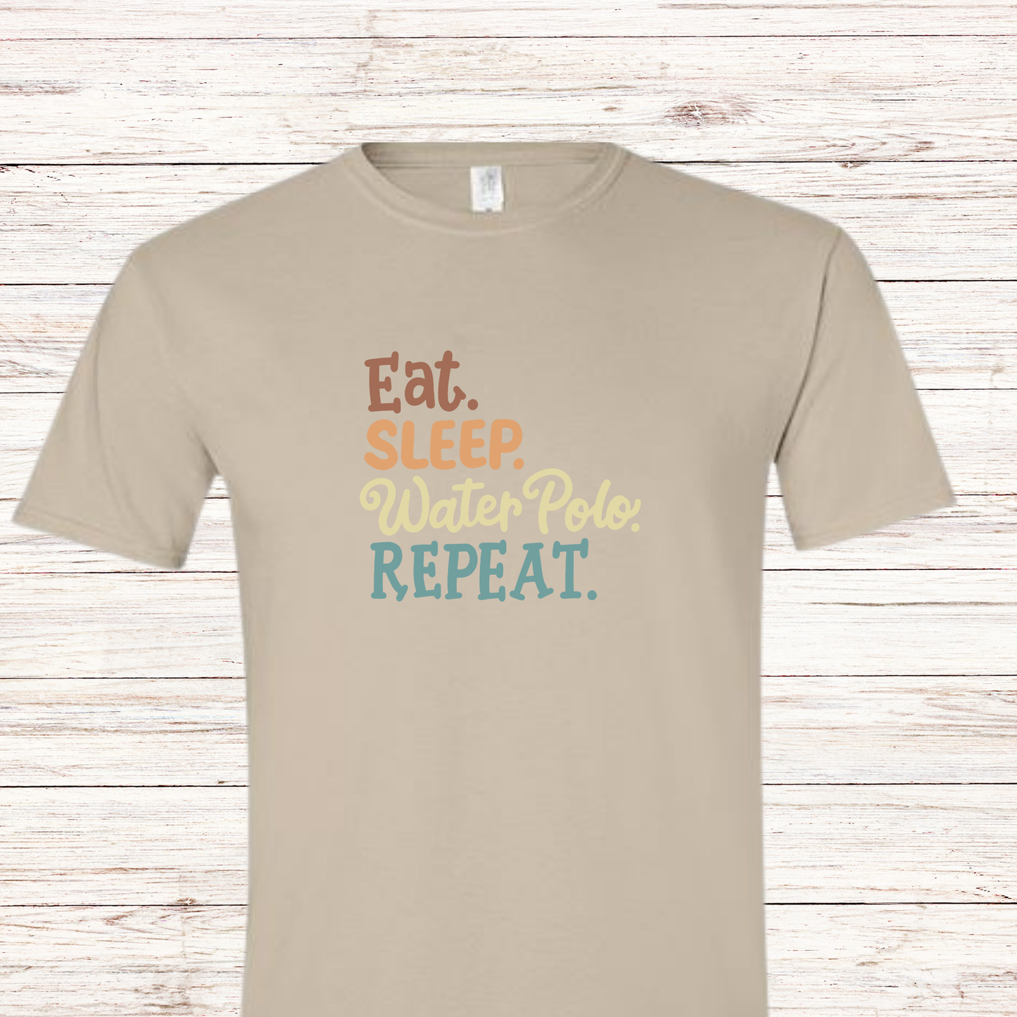 Eat. Sleep. Water Polo. Repeat. Swimmer Shirt
