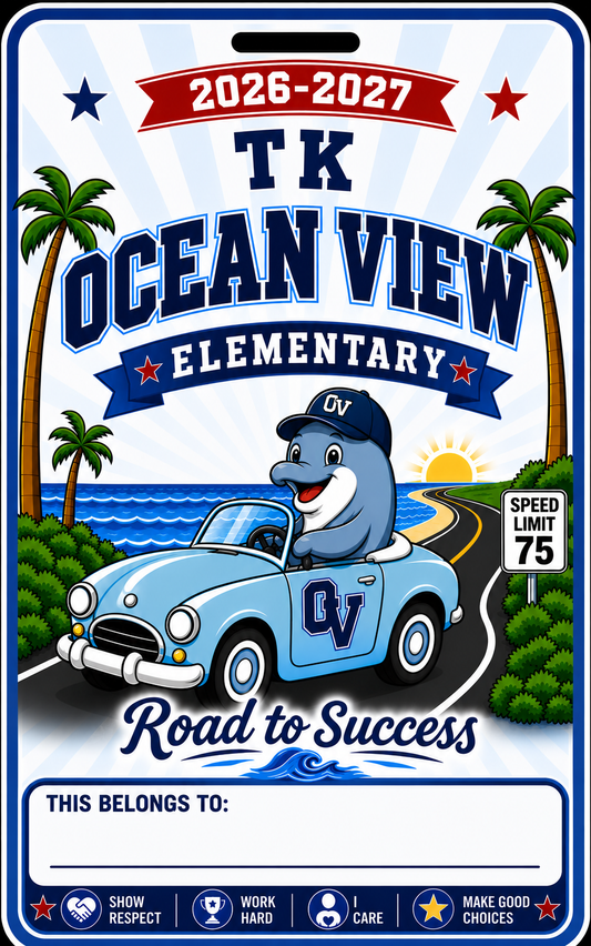 Grade Level - 2026-2027 - Road to Success Bag Tag