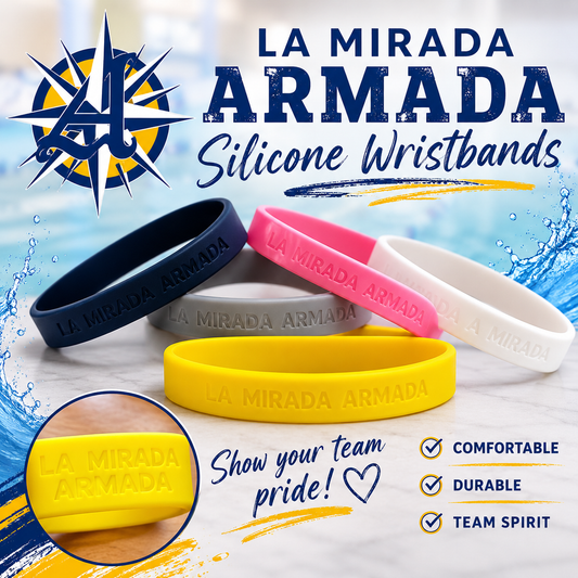 La Mirada Armada Swimming Silicone Wristbands