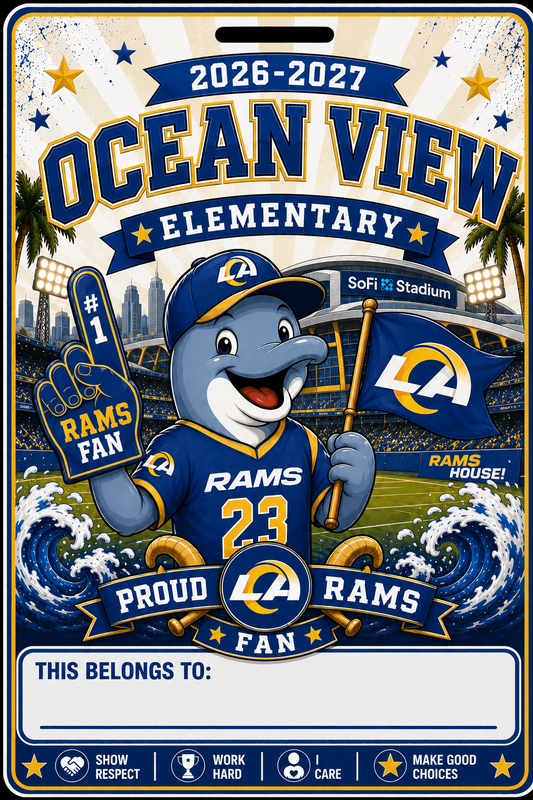 Football Bag Tag – Ocean View Bag Tag Collection