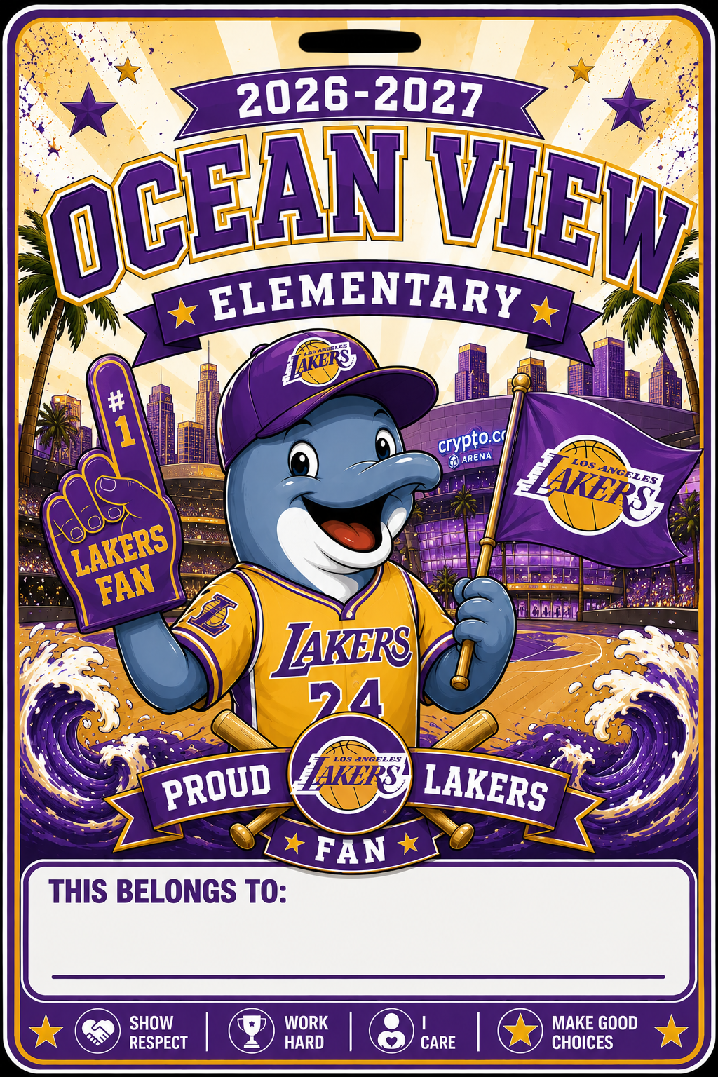 Basketball Bag Tag – Ocean View Bag Tag Collection