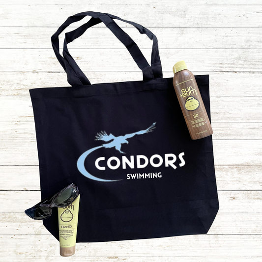 Condors Swimming Tote Bag