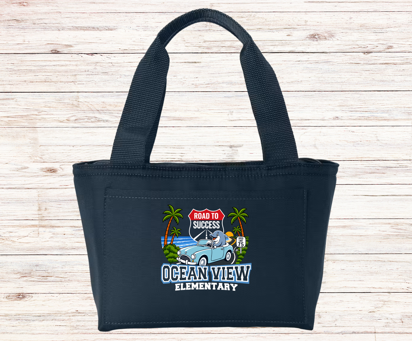 Ocean View Elementary 2026-2027 Road to Success Personalized Lunch Tote