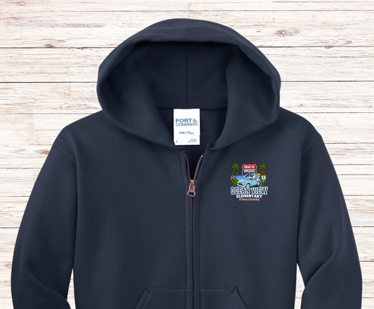 Ocean View Zip Up Hoodie 2026-27