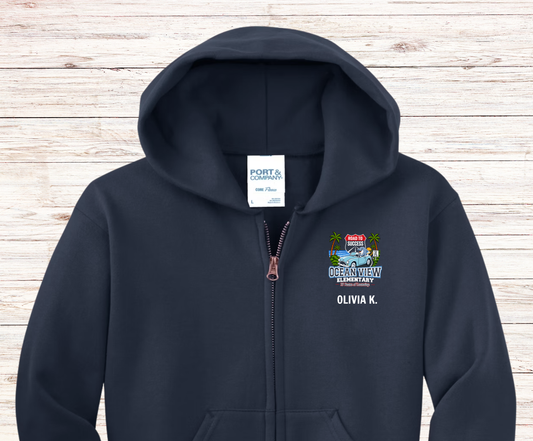 Ocean View Zip Up Hoodie 2026-27