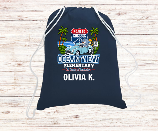 Ocean View Drawstring Bag 2026-27
