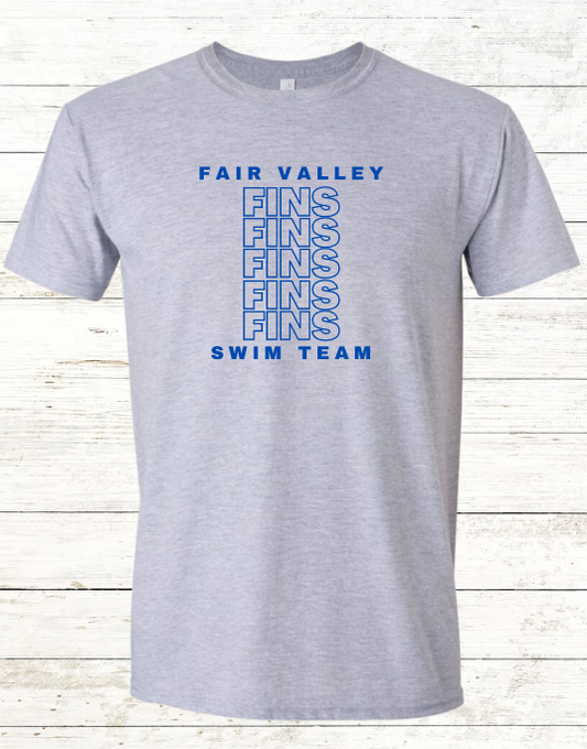 Fair Valley Fins - Adult Swimmer Crewneck Tee