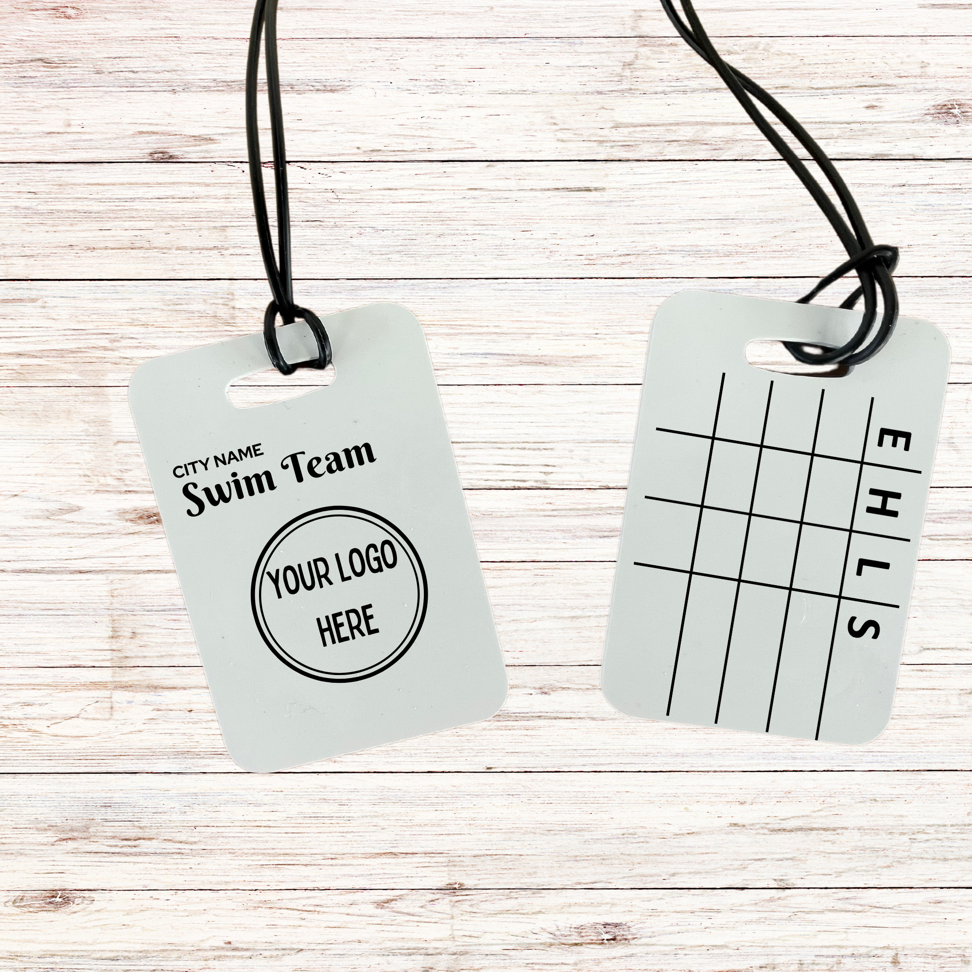Swim Racing Tag Reusable swim meet heat tag: Custom Swim Team – Swim Mom Customs