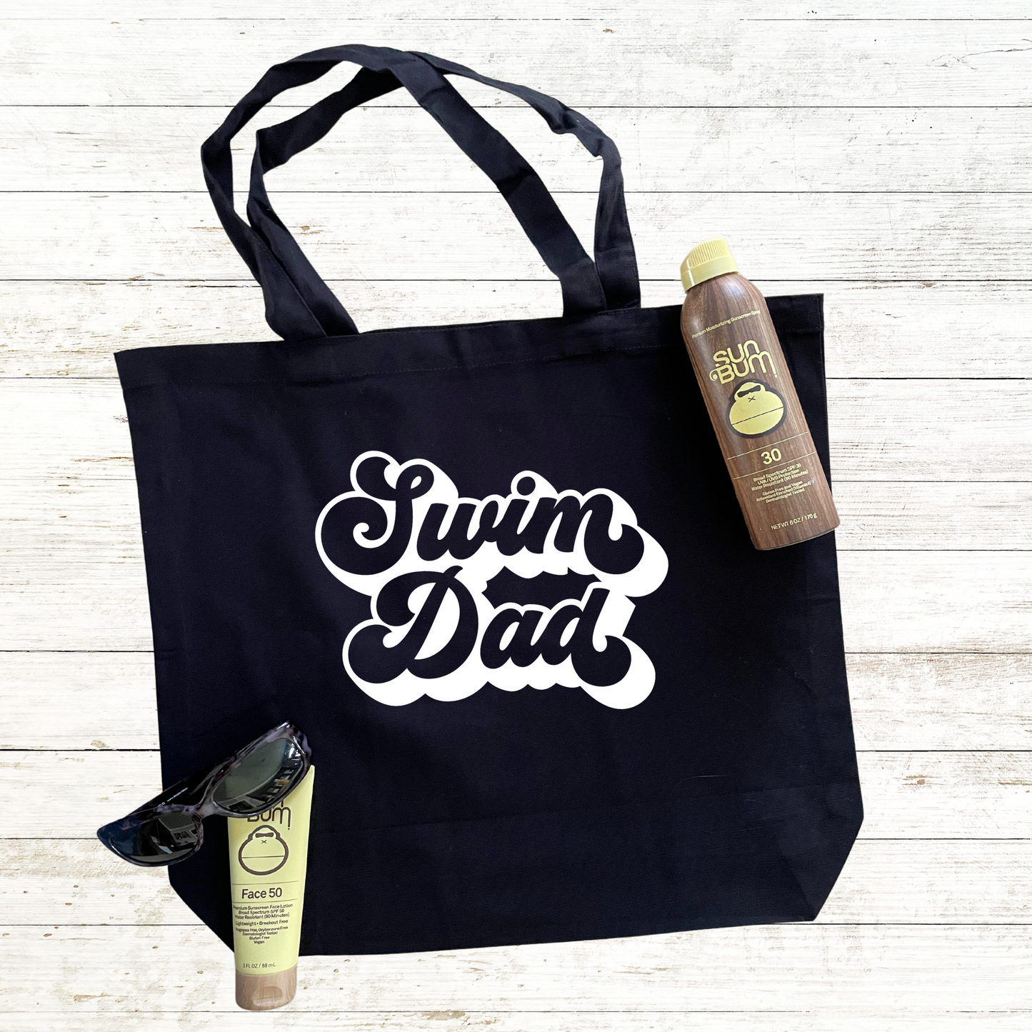 Swim Dad Tote Bag