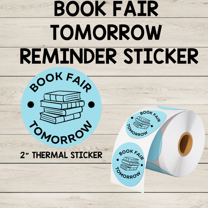 Book Fair Tomorrow!