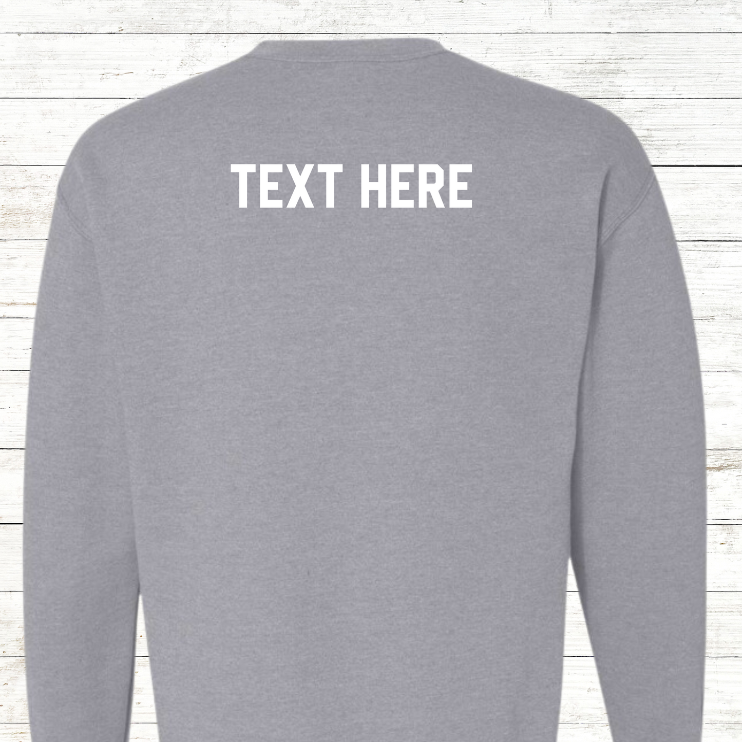Teacher Christmas Tree -  Teacher / Adult Sweatshirt - Back Personalization Option