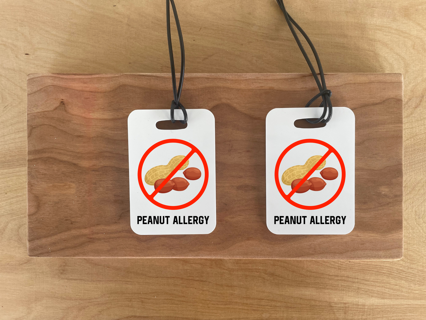 Peanut Allergy Lunchbox Tag: Reusable and Durable