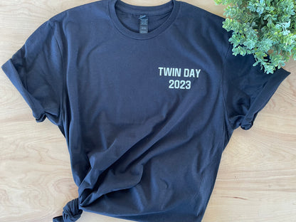 School Spirit Tee: Twin Day (Adult Sizes)