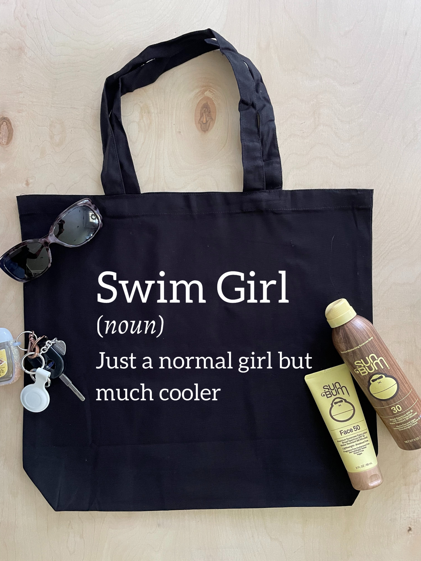 Swim Girl Tote Bag